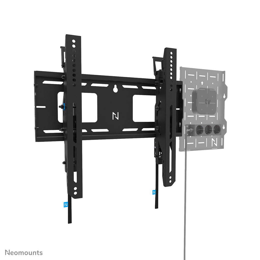 Neomounts WL35-750BL14 Heavy duty muurbeugel 32-75" - kantelbaar - vergrendelbaar - snelle installatie - TÜV